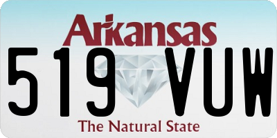 AR license plate 519VUW