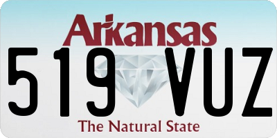 AR license plate 519VUZ