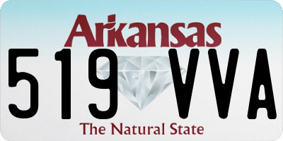 AR license plate 519VVA