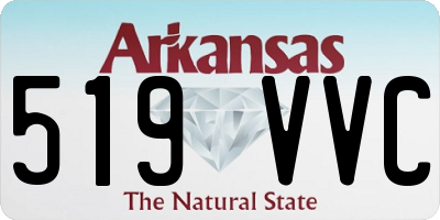 AR license plate 519VVC