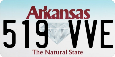 AR license plate 519VVE