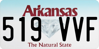 AR license plate 519VVF