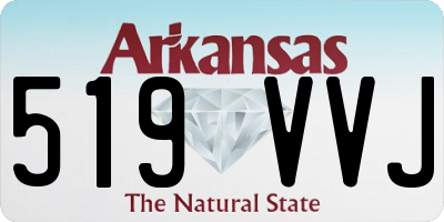 AR license plate 519VVJ