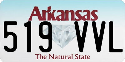 AR license plate 519VVL