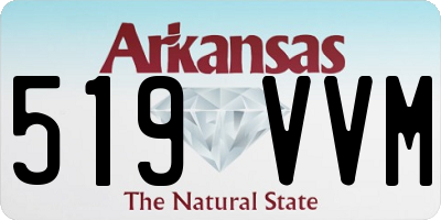 AR license plate 519VVM