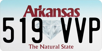 AR license plate 519VVP