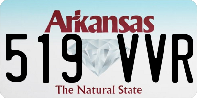 AR license plate 519VVR