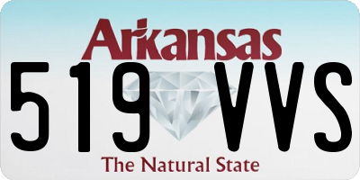 AR license plate 519VVS