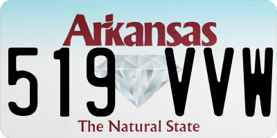 AR license plate 519VVW