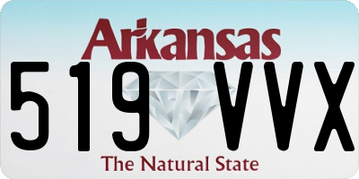 AR license plate 519VVX