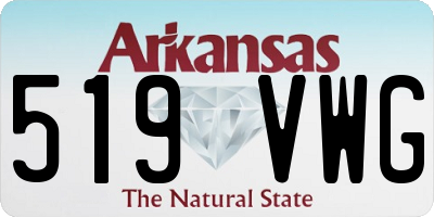 AR license plate 519VWG