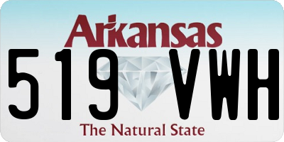 AR license plate 519VWH