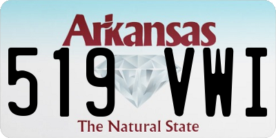 AR license plate 519VWI