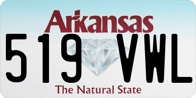 AR license plate 519VWL