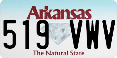 AR license plate 519VWV