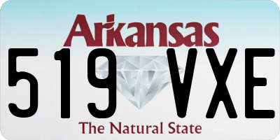AR license plate 519VXE