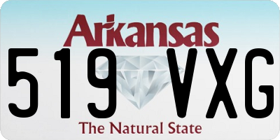 AR license plate 519VXG