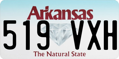 AR license plate 519VXH