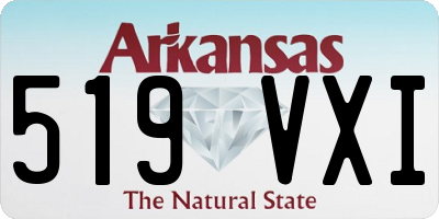 AR license plate 519VXI