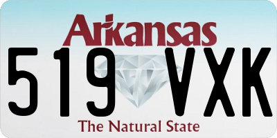 AR license plate 519VXK