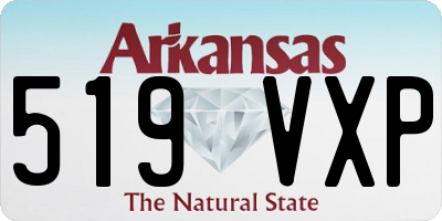 AR license plate 519VXP