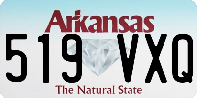 AR license plate 519VXQ