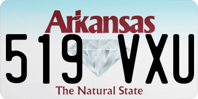 AR license plate 519VXU
