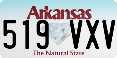 AR license plate 519VXV