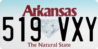 AR license plate 519VXY