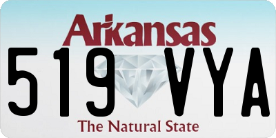 AR license plate 519VYA