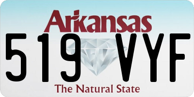 AR license plate 519VYF