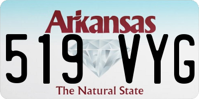 AR license plate 519VYG