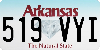 AR license plate 519VYI