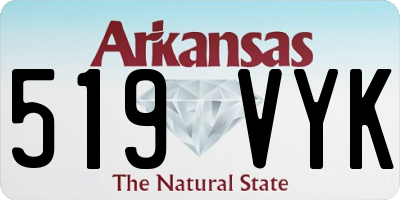 AR license plate 519VYK
