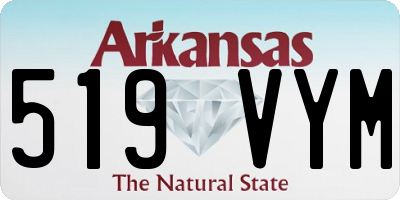 AR license plate 519VYM