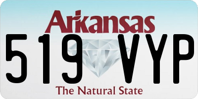 AR license plate 519VYP