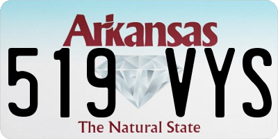 AR license plate 519VYS