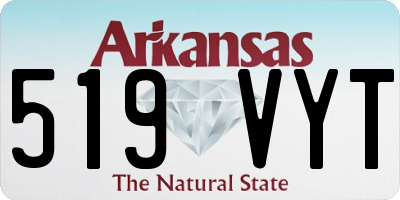 AR license plate 519VYT