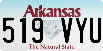 AR license plate 519VYU