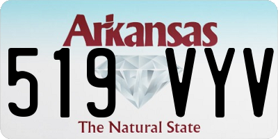 AR license plate 519VYV