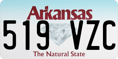 AR license plate 519VZC