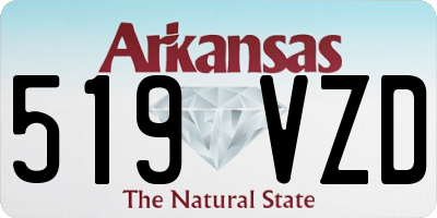 AR license plate 519VZD