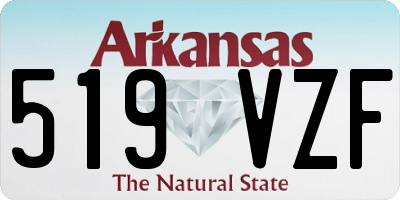 AR license plate 519VZF