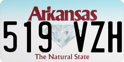 AR license plate 519VZH