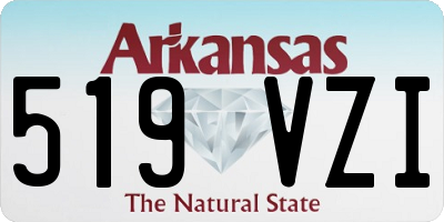 AR license plate 519VZI