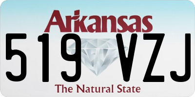 AR license plate 519VZJ