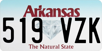 AR license plate 519VZK