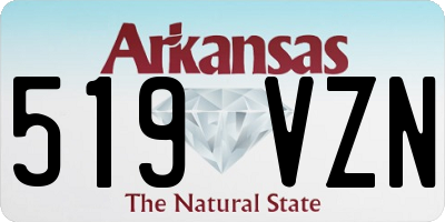 AR license plate 519VZN