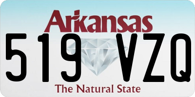 AR license plate 519VZQ