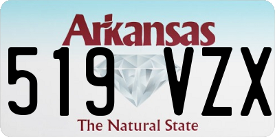 AR license plate 519VZX